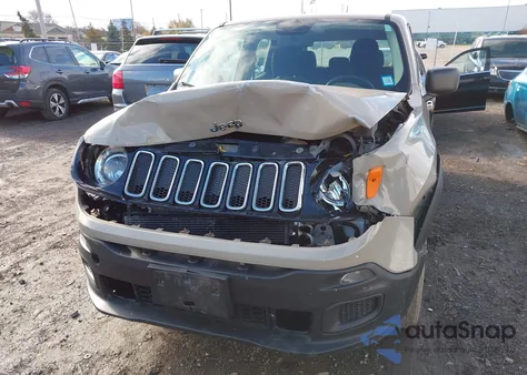 2016 Jeep Renegade Sport from USA, damaged, VIN ZACCJBAT4GPC96725